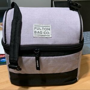 Lavender Fulton Bag dual compartment lunch bag